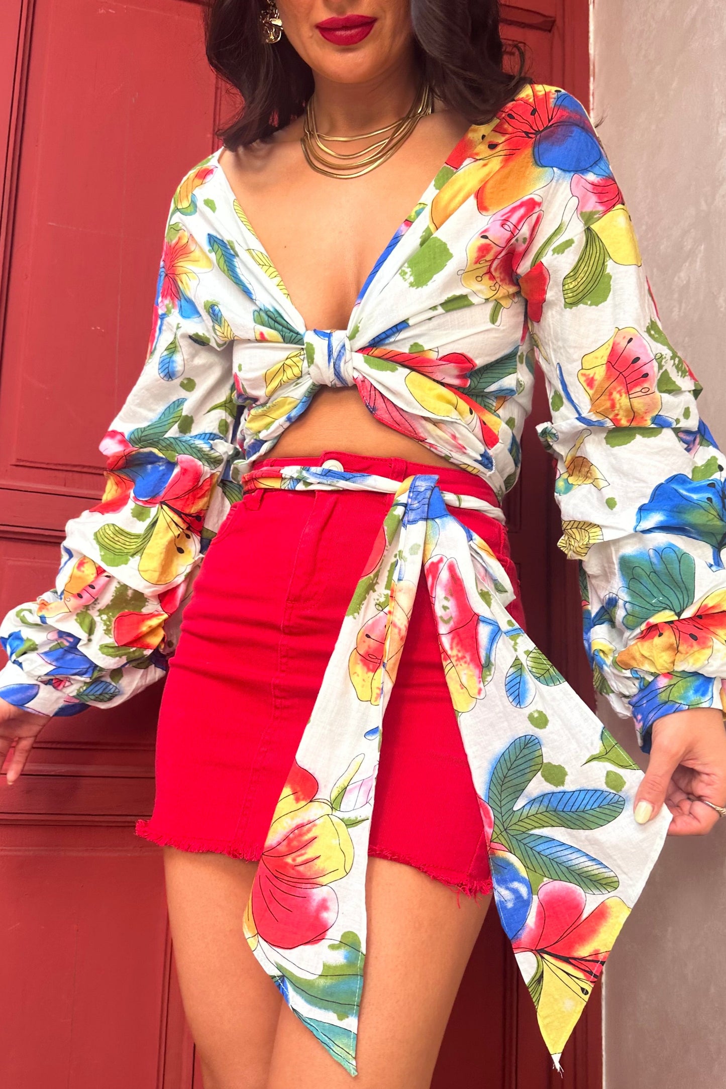 Alyssa Wrap Blouse