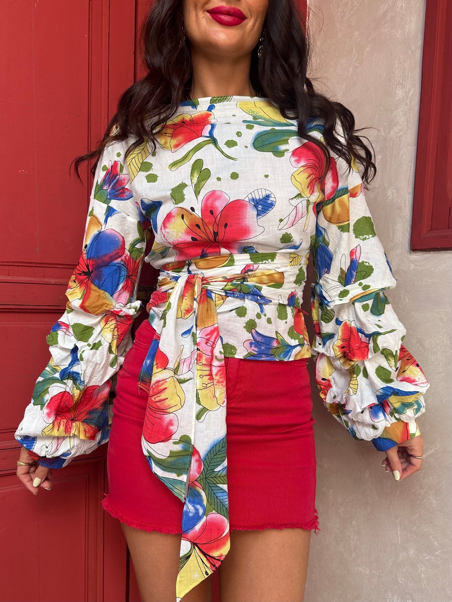 Alyssa Wrap Blouse
