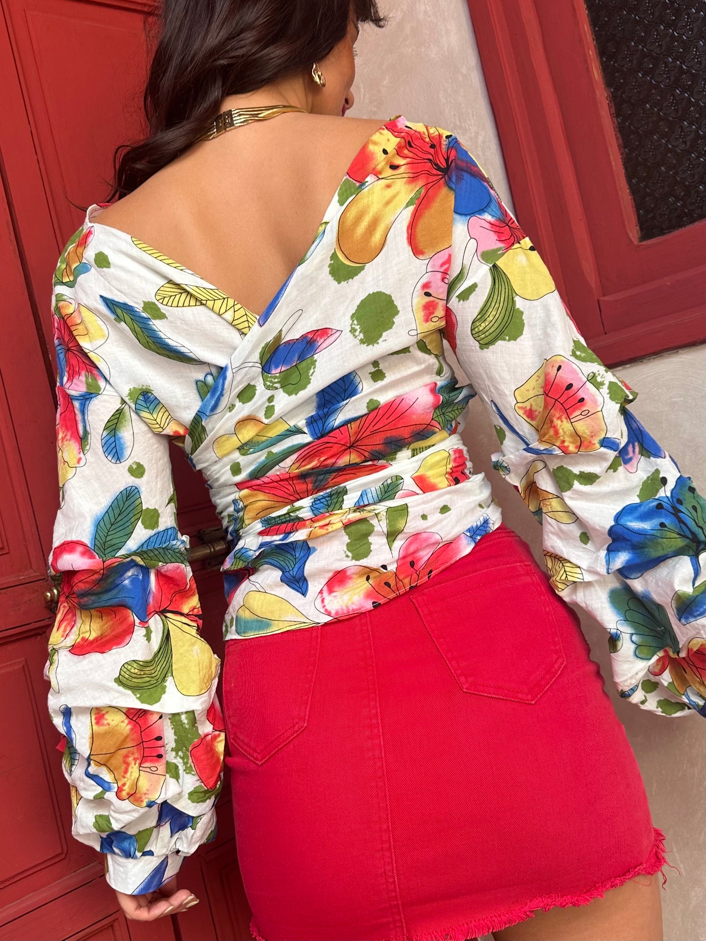 Alyssa Wrap Blouse